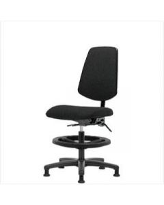 Neta ECOM Fabric Medium Bench Height Chair - Medium Back Nylon Base