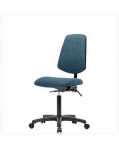 Neta ECOM Fabric Medium Bench Height Chair - Medium Back, Nylon Base