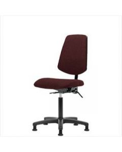 Neta ECOM Fabric Medium Bench Height Chair - Medium Back, Nylon Base