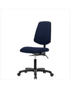 Neta ECOM Fabric Desk Height Chair - Medium Back, Nylon Base Casters
