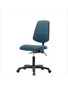 Neta ECOM Fabric Desk Height Chair - Medium Back Nylon Base Tilt