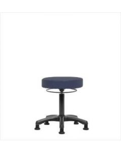Neta ECOM Vinyl Desk Height Mini Stool - Nylon Base, Glides, Imperial