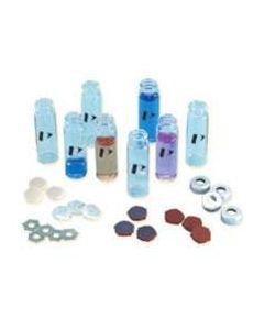 Perkin Elmer 20 mL Clear Glass Crimp Top Vial with P Logo, 100/pk