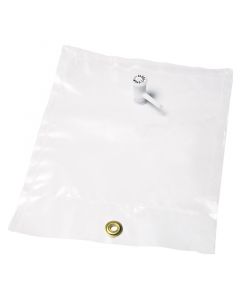Restek Tedlar Sampling Bag w/Single Polypropylene Valve & Septum Fitting, 40 L Capacity, 24" x 24.25", 5-pk.