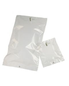 Restek ALTEF Gas Sampling Bags, 0.5 L, 6"x6" w/Polypropylene Combo Valve and Septum, 1 Eyelet, 10-pk.