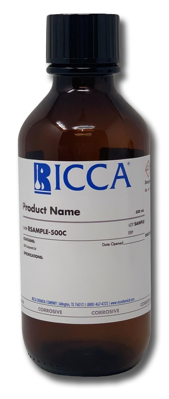 RICCA Nitric Acid, 8.0 N Size (500 Ml)