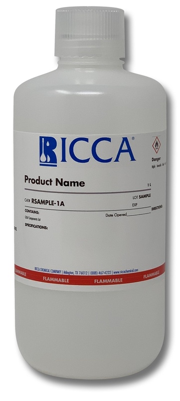 RICCA Tightrant™ Potassium Hydroxide, 0.05 Normal (N/20) in Methanol Tested in an ISO 17025 Accredited Facility, 1 L