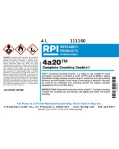 RPI 4a20 Complete Counting Cocktail, 4 Liters