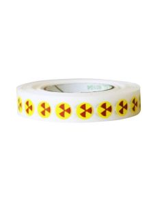 RPI Micro-Tube Radiation Symbols, 1000 Per Roll