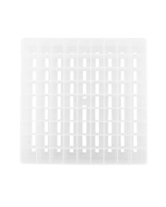RPI Cryotube Storage Box, Polypropylene, 81 Tube Capacity, 4 Per Case