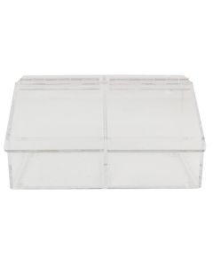 RPI Acrylic Storage Bin, Double Bin