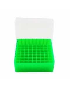 RPI Cryogenic Storage Racks, 81 Tube Capacity, Green, 2 Per Case