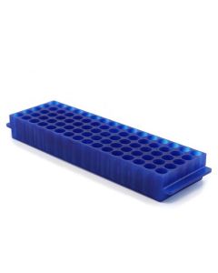 RPI Micro-Tube Rack, 80 Tube Capacity, Standard Blue Color, 5 Per Case