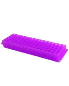 RPI Micro-Tube Rack, 80 Tube Capacity, Standard Violet Color, 5 Per Case