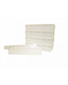 RPI Micro-Tube Rack Container With Hinged Lid, Natural Color, 5 Per Case