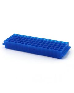 RPI Micro-Tube Rack, 80 Tube Capacity, Fluorescent Blue Color, 5 Per Case