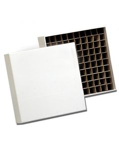 RPI Cardboard Micro-Tube Storage Box Set With Cell Partition, 100 Tube Capacity, 48 Boxes Per Case