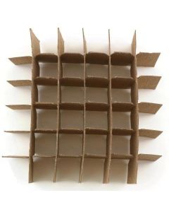 RPI Cardboard Divider, 36 Cell, 4.88 X 4.88 X 1.25 Inches