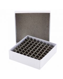 RPI Pcr Tube Mini-Freezer Box With Divider, 64 X 0.2ml Tube Capacity, 5 Per Case