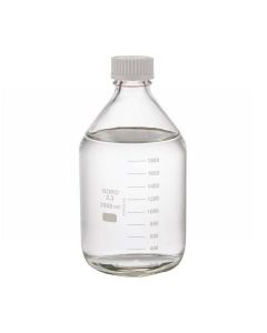 RPI Lab 45s Graduated Bottle, Glass, 137 X 267 mm, 2000 mL Capacity, 6 Per Case