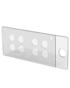 RPI Chambered Coverslips, 8 Wells, 6mm Diameter, 1.0mm Depth, Sterile, 20 Per Package