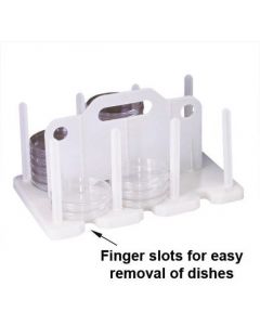 RPI Petri Dish Rack Autoclavable