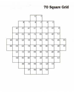 RPI Petristickers, 70 Square Grid, 3 Inch Diameter, 36 Per Package