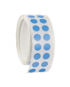 RPI Tough-Spots, 1/2 Inch Diameter For 1.5-2.0ml Tubes, Blue, 1000 Per Package