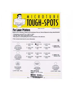 RPI Tough-Spots For Laser Printers, 3/8 Inch Diameter, Blue, 3,840 Per Package