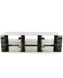 RPI Freezer Rack For 100 Place Slides, Stainless Steel, 3 X 4 Array, Dimensions (Inches) 8 1/2 X 22 1/8 X 6 5/8h