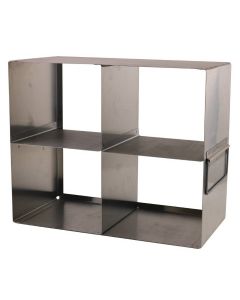 RPI Upright Freezer Rack For 50 And 15 mL Tubes, 2 X 2 Array, 5 7/8 X 12 1/4 X 9 7/8 Inches