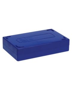 RPI Microscope Slide Box, 25 Slide Capacity, Blue