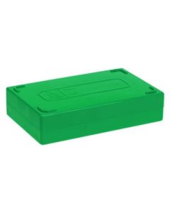 RPI Microscope Slide Box, 25 Slide Capacity, Green