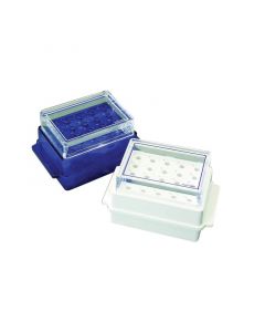 RPI Iso-Chill Flipper Temperature Rack, -20°C, Blue, 7 X 4 1/4 X 4 Inches