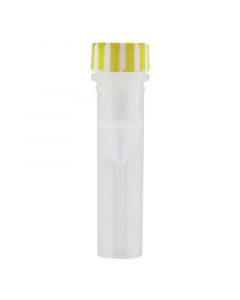 RPI Gripseal Screw Cap Tubes, 0.5ml Capacity, Free Standing, Assorted Color Caps, 500 Per Case
