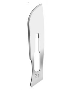 RPI Dissecting Blade, Stainless Steel, Size 21, Sterile, Individually Wrapped, 100 Per Case