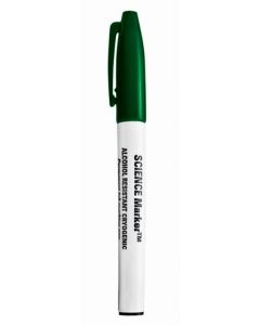 RPI Fine Tip Marker, Green, 6 Per Pack