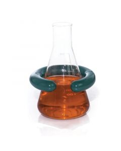 RPI C Shaped Lead Ring Flask Weight, Vinyl Coated, Open, 2 3/4 Inch Inner Diameter For 1000-4000ml Flasks, 2 Pounds