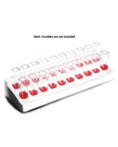 RPI Spectro Cuvette Rack, Holds 20 10 mm Cells, Polypropylene