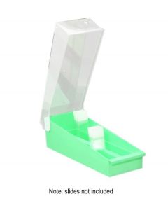 RPI Slidefile Storage System, 3 1/4 X 9 5/8 X 3 3/8, 100 Slots, 400 Slide Capacity, Green