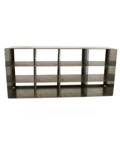 RPI Upright Freezer Rack For 3 Inch High Boxes, 12 Box Capacity, 4 X 3 Array, 5 1/2 X 22 X 9 5/8h Inches