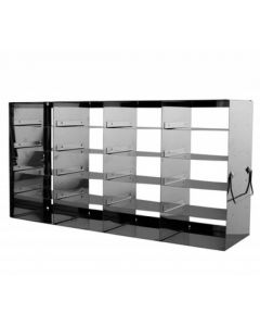 RPI Upright Freezer Rack For 2 Inch High Boxes, 20 Box Capacity, 4 X 5 Array, 22 1/8 X 5 1/2 X 11 1/2h (Inches)