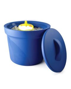RPI Magic Touch 2 Ice Bucket, Blue, 4 Liter Capacity
