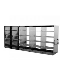 RPI Upright Freezer Rack For 2 Inch High Boxes, 25 Box Capacity, 5 X 5 Array, 5 1/2 X 27 1/2 X 11 H (Inches)