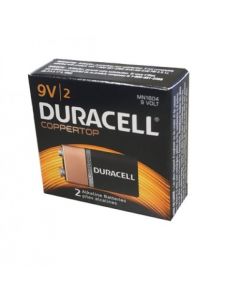 RPI Alkaline Battery, 9 Volt, 2 Per Package