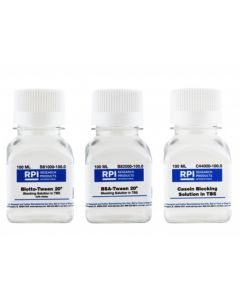 RPI Blocking Solution Starter Kit, Contains 100ml Of Each Solution: Blotto-Tween 20 Blocking Solution In Tbs (With Azide)