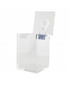 RPI Mini Rad-Can Beta Shield Benchtop Container, 3/8 Inch Thick, 4 1/2 X 4 1/2 X 6 3/4 Inches
