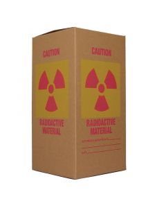 RPI Corrugated Waste Box For Radioactive Material, 12 1/4 X 12 1/4 X 24 3/4 Inches, 25 Per Case