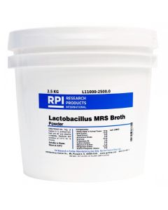 RPI Lactobacillus Mrs Broth Powder, 2.5 Kilograms