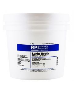 RPI Luria Broth, High Salt FormuLa, Powder [Millers Lb Broth], 2 Kilograms